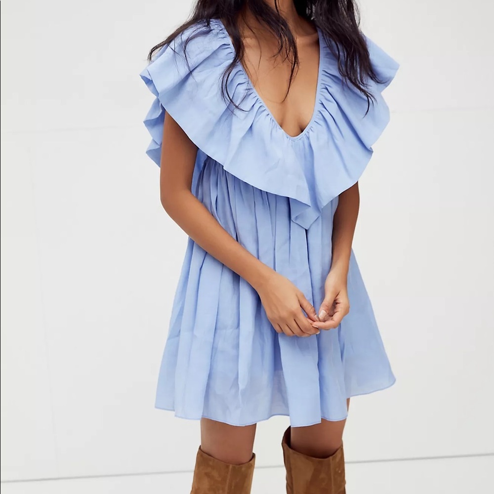 Anna Ruffle Mini Dress